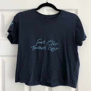 Rare Outdoor Voices Cropped T-shirt size Small